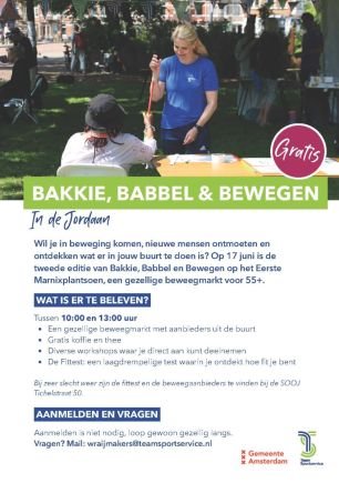 Bakkie, Babbel, Bewegen